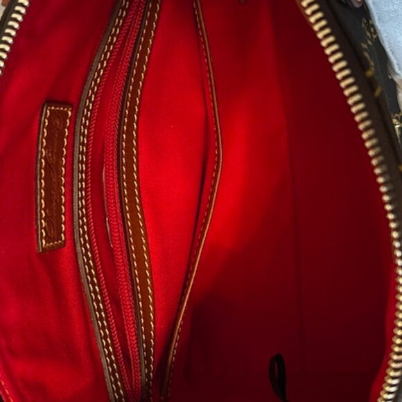 Dooney & Bourke Brown and Tan Satchel, New - Picture 8 of 12